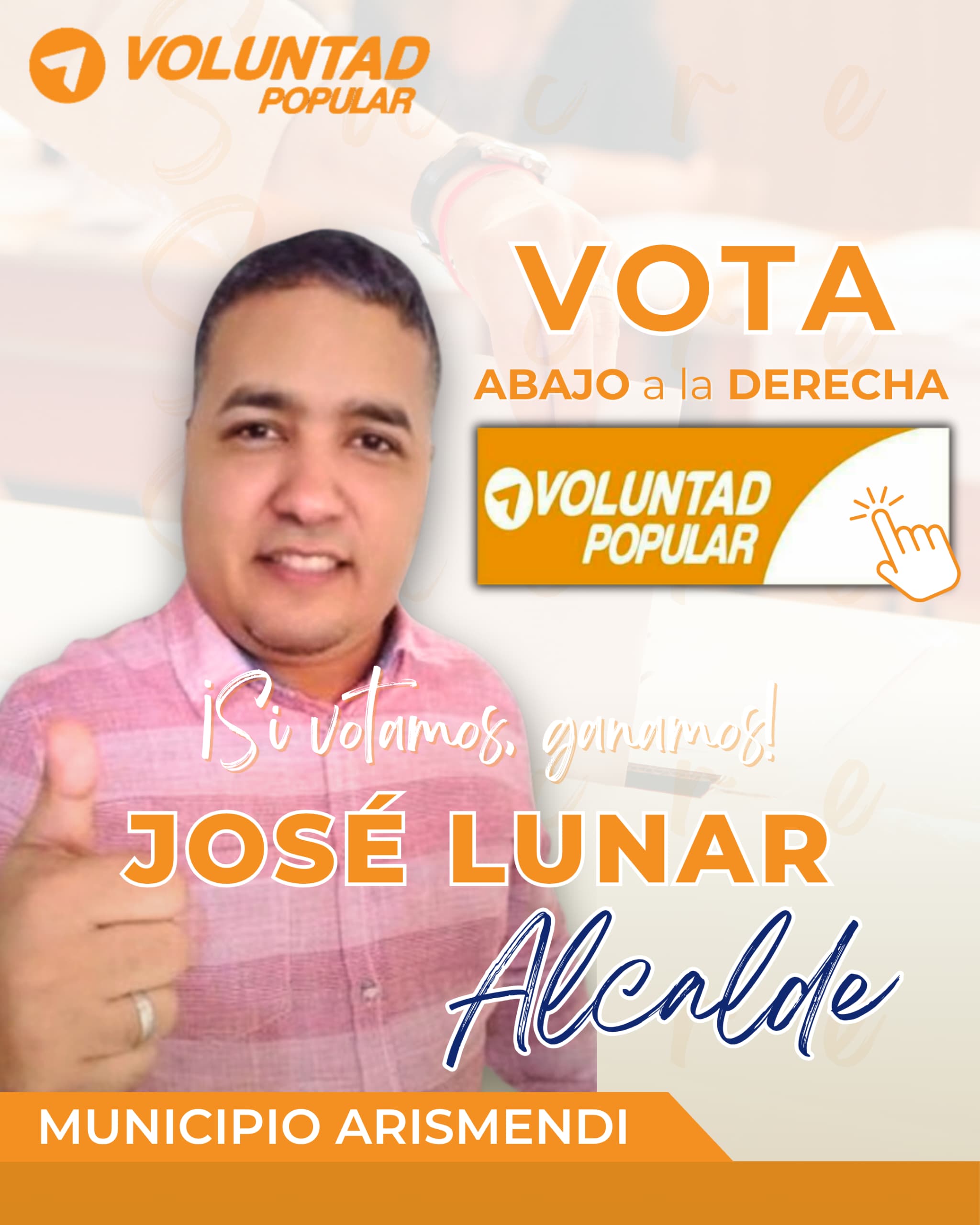 José Lunar Alcalde Municipio Arismendi Estado Sucre