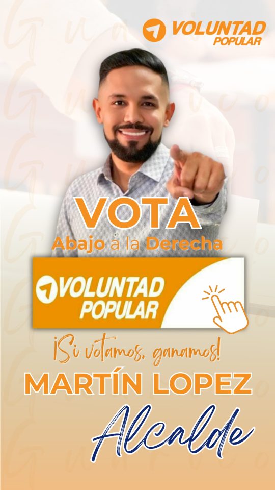 Martín López Candidato Alcalde Municipio Infante Estado Guárico