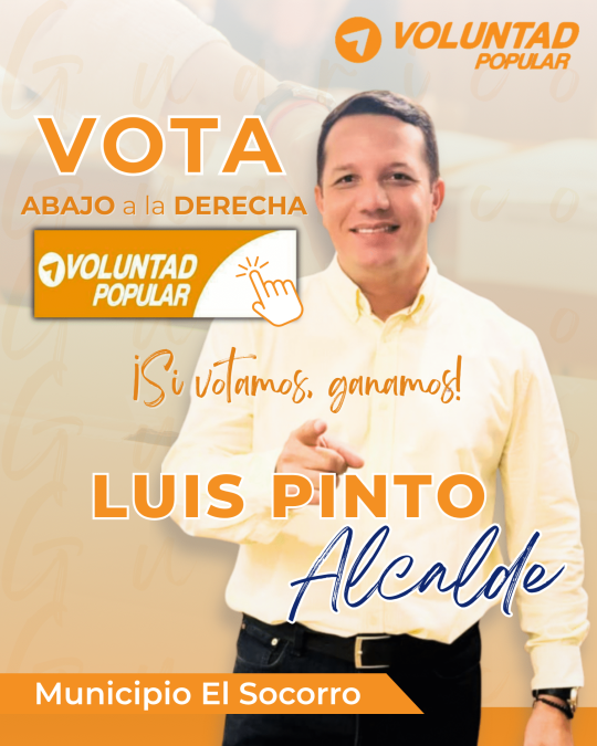 Luis Pinto Candidato Alcalde Municipio El Socorro Estado Guárico